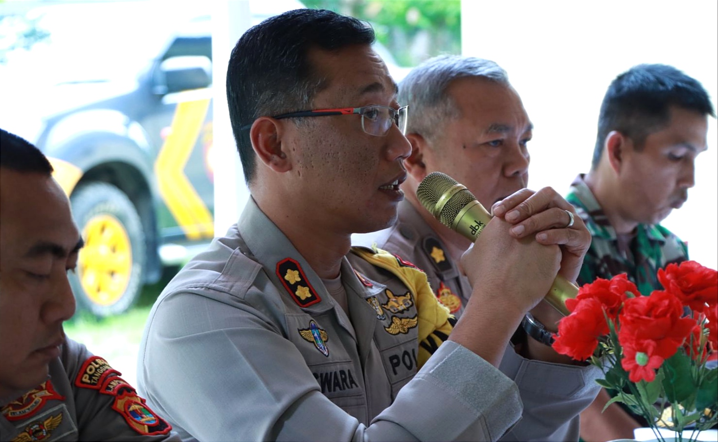 Datangi Kecamatan Pematang Sawa, Kapolres Tanggamus Dapat Permintaan Begini