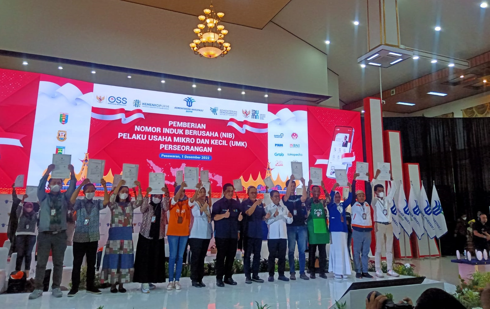Kementerian Investasi Berikan 550 NIB Bagi Pelaku UMK Perseorangan Lampung