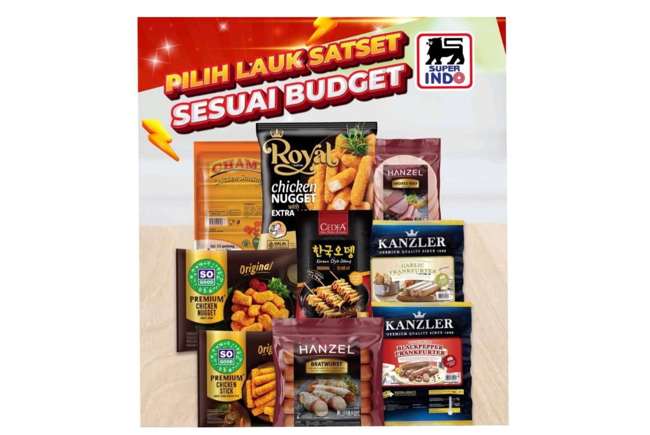 Promo Superindo Menu Sat Set Sesuai Budget, Bekal Back To School Lebih Praktis