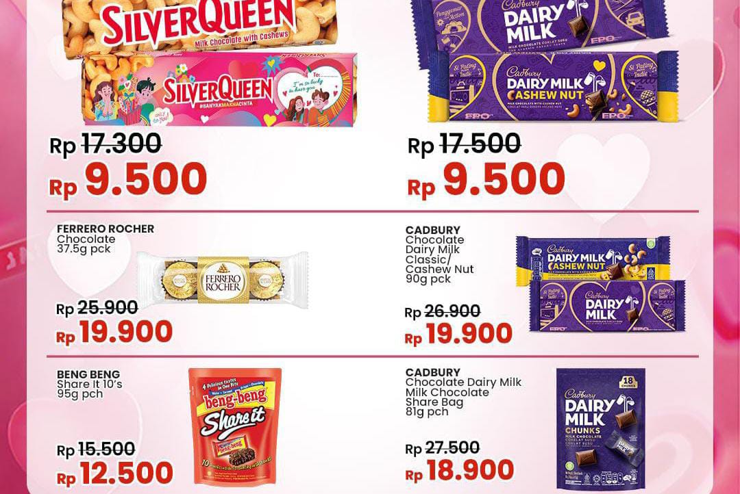 Promo Indomaret Jumat 14 Februari 2025, Ada Diskon Chocolate Spesial Valentine Rp 9 Ribu