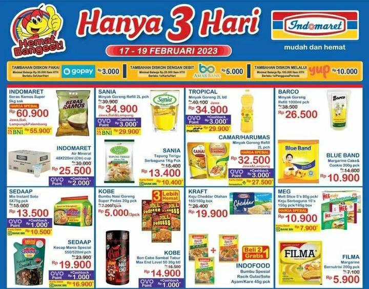 Cek Promo Indomaret Bertanda Kartu Kredit, Debit, Gopay, ShopeePay, Atau Ovo, Berlaku 17 - 19 Februari 2023