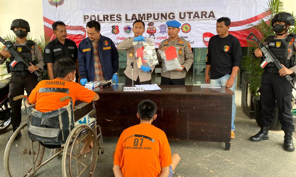 Tekab 308 Polres Lampung Utara Bergerak, Kakak Beradik Spesialis Curas Diciduk