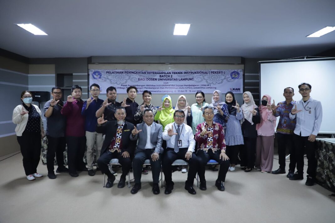 Tingkatkan Keterampilan Dasar Teknik, Unila Gelar Pelatihan PEKERTI Batch II