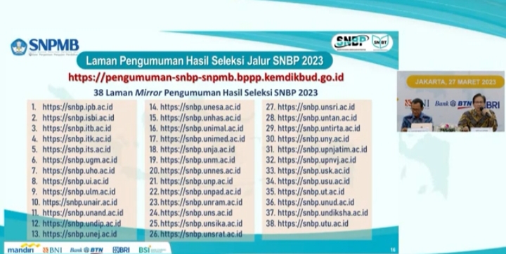 Siap-siap Pengumuman SNBP, Ini 38 Mirror Link yang Bisa Diakses