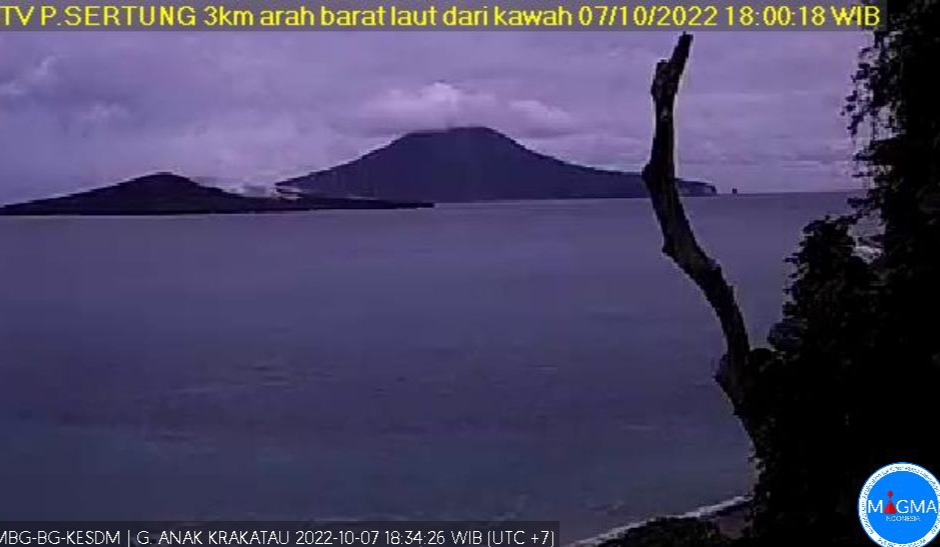 Kondisi Gunung Anak Krakatau : Ombak Laut Besar dan 6 Jam Alami 2 Kali Gempa
