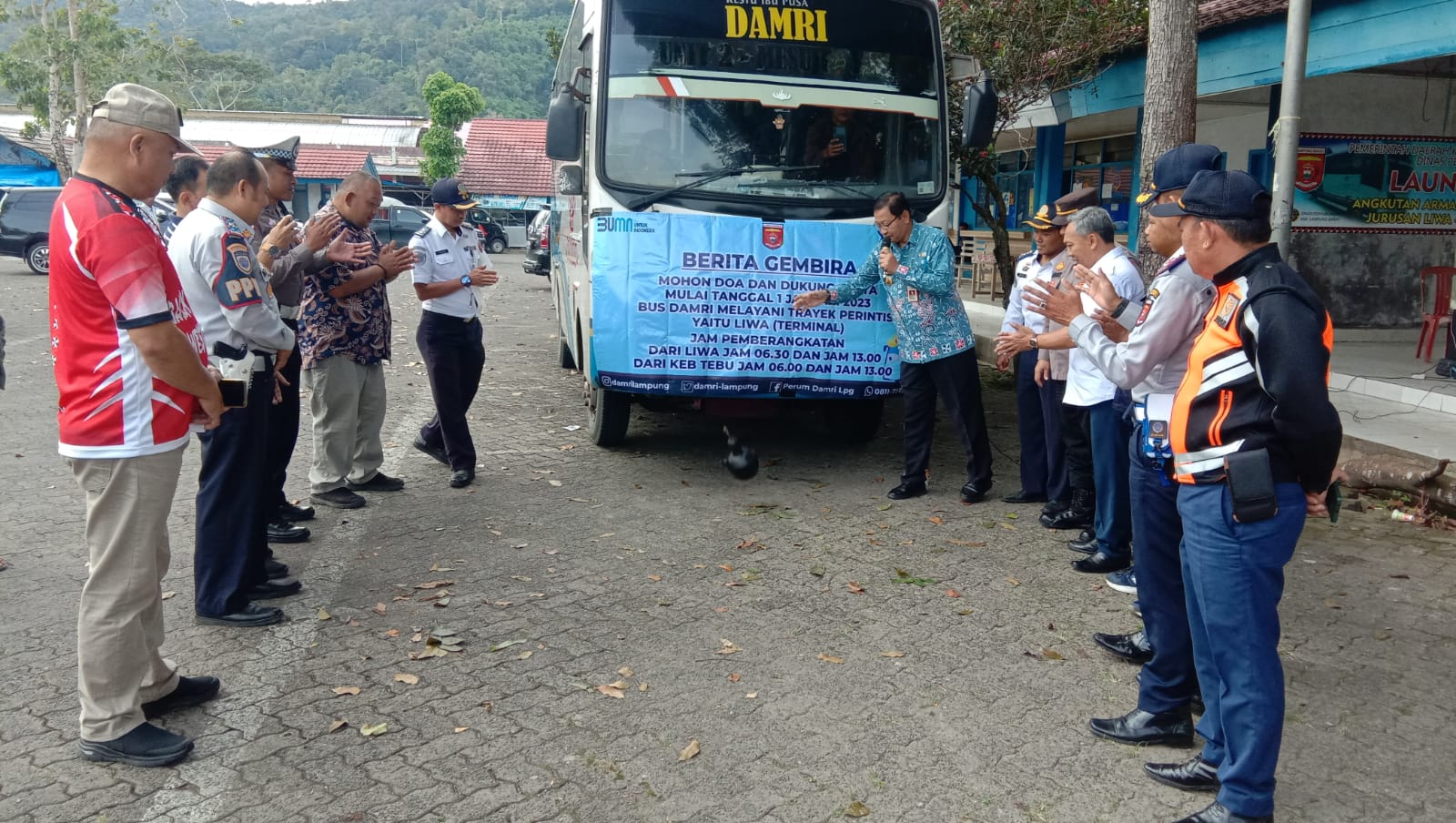 Tarif Resmi Damri Trayek Liwa-Kebuntebu PP