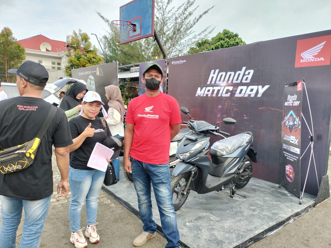 Ada Program Menarik di Booth TDM Motor Honda Jalan Sehat Radar Lampung