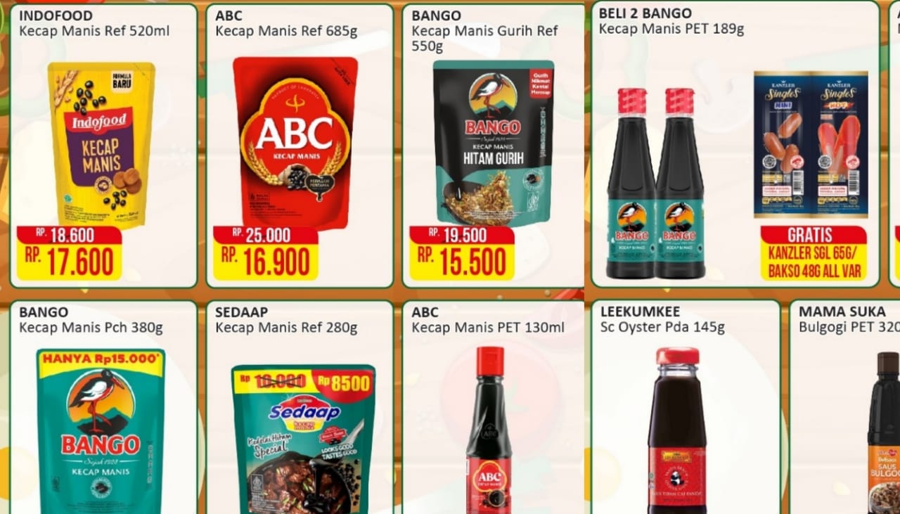 Promo Kecap Murah di Alfamart, Borong Produk Favorit Mulai Harga Rp7.500, Cek Katalognya