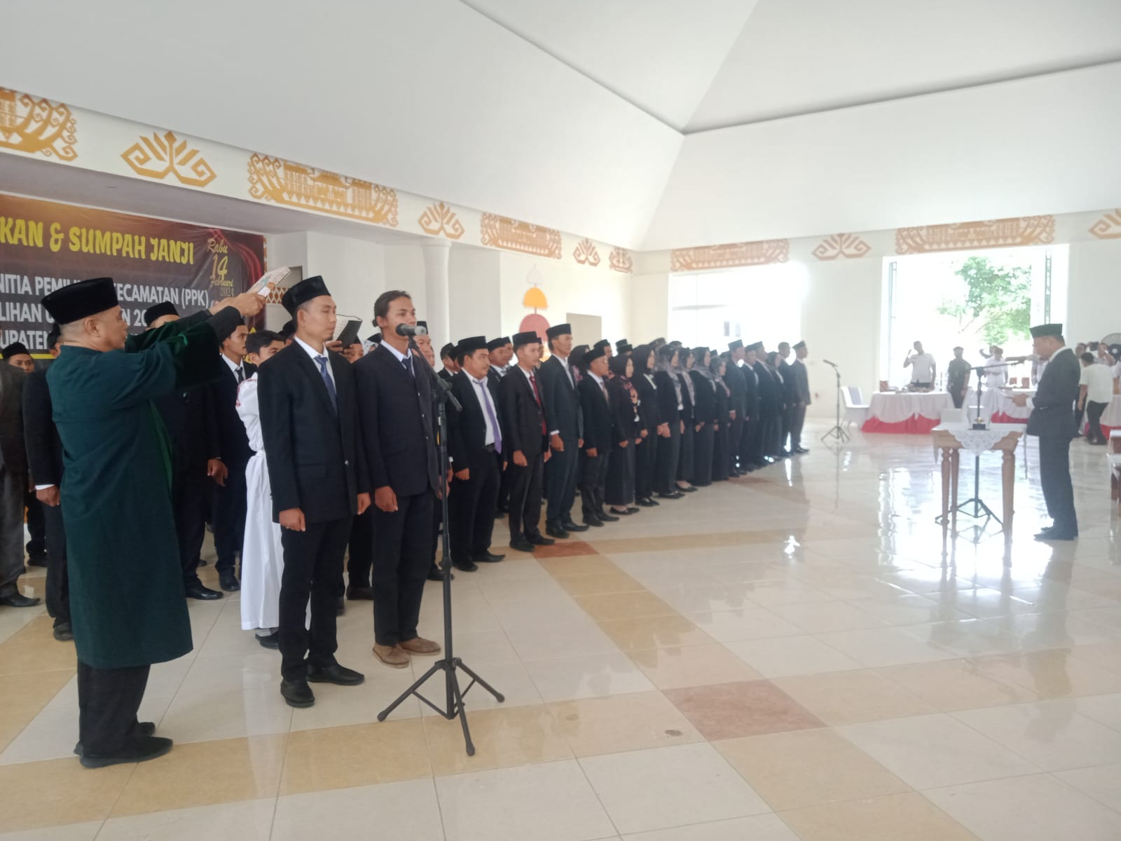 Baru Dilantik, 75 PPK Tulang Bawang Langsung Dapat Pesan Damai