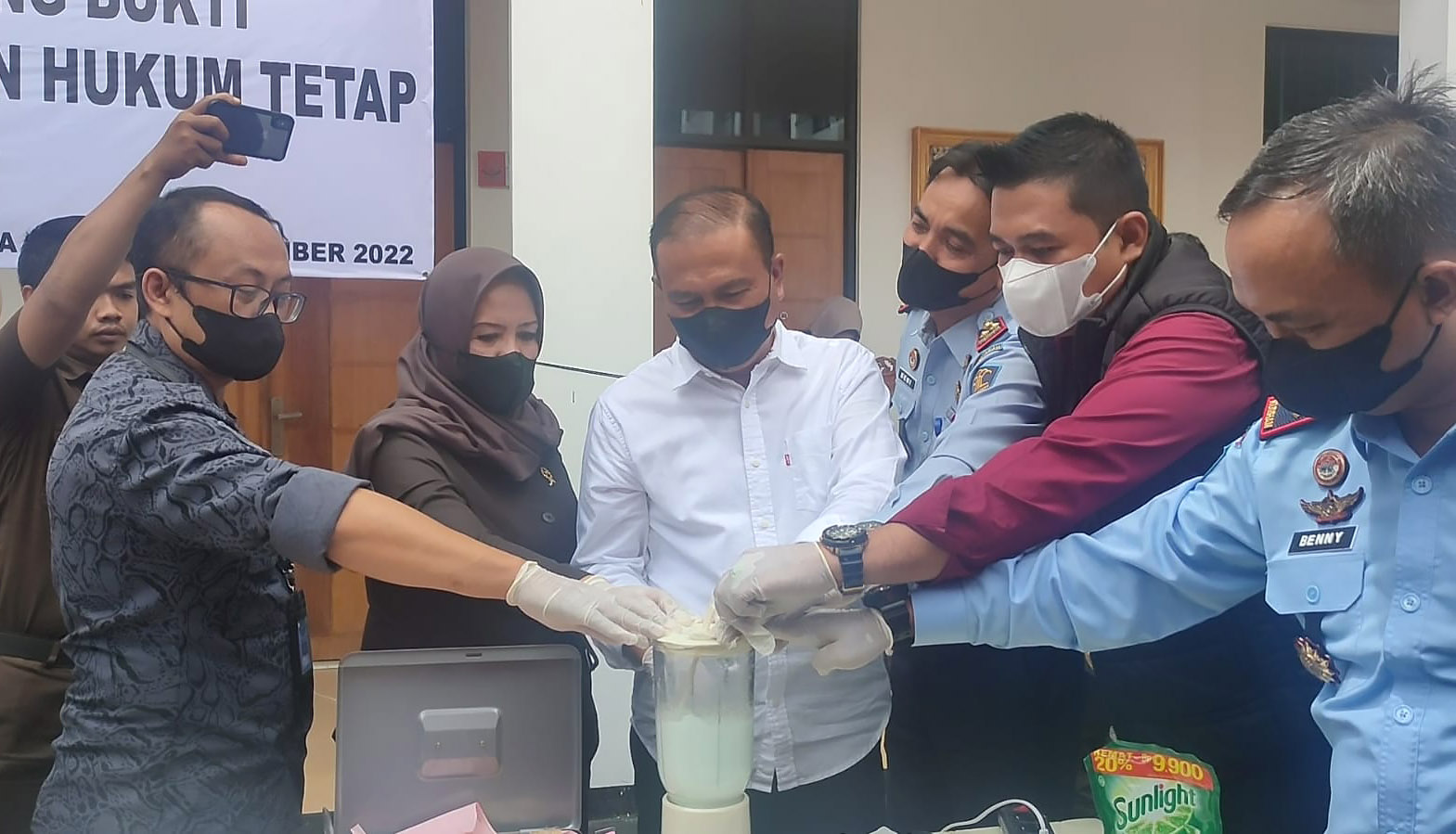 Kejari Tanggamus Musnahkan Barang Bukti, Paling Banyak Dari Kasus Narkoba