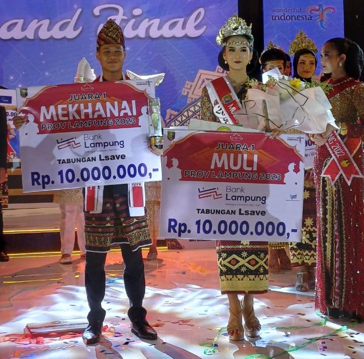 Mekhanai Pringsewu dan Muli Pesawaran Menangkan Ajang Muli Mekhanai 2023