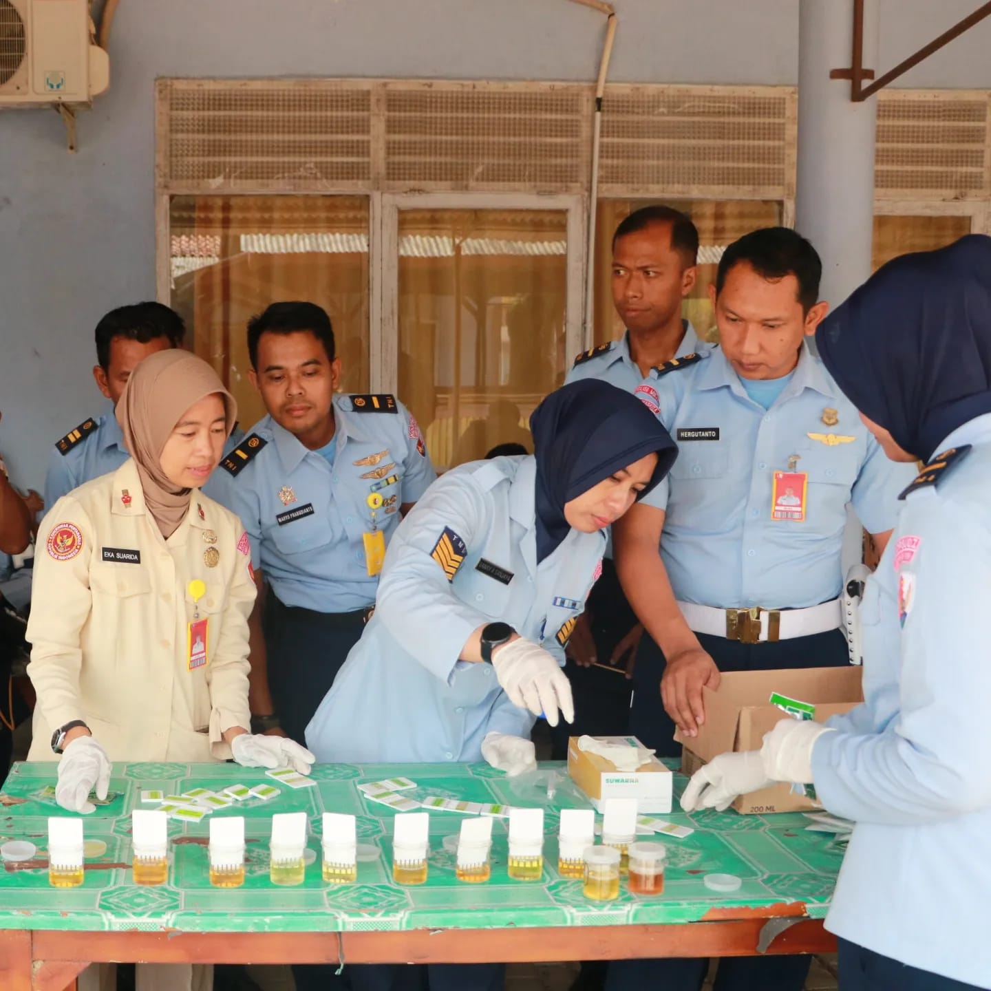 Perangi Narkoba, Danlanud BNY Minta Satuan Polisi Militer Tingkatkan Pengawasan