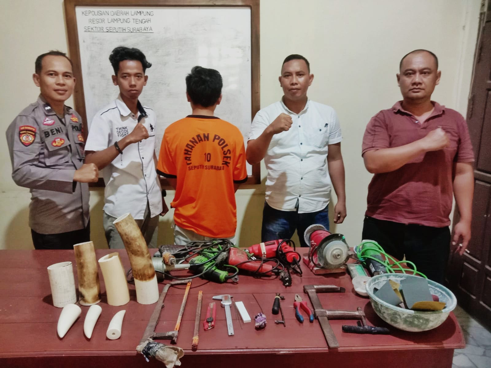 Bisnis Ilegal Pipa Gading Gajah Dibongkar, Barang Bukti Mencapai Lebih dari 4 Kg