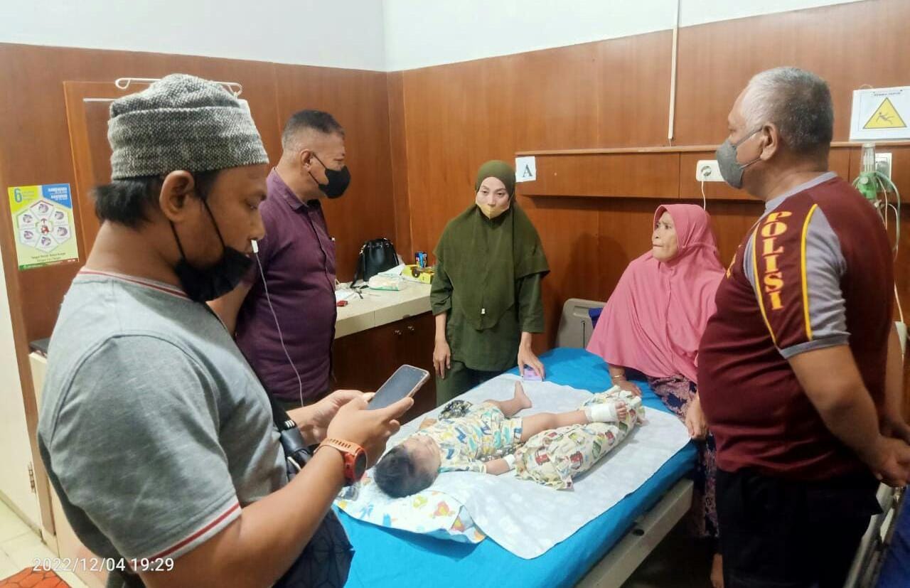 Balita Terkena Proyektil Peluru Nyasar Kini Telah Dirawat, Begini Kronologisnya