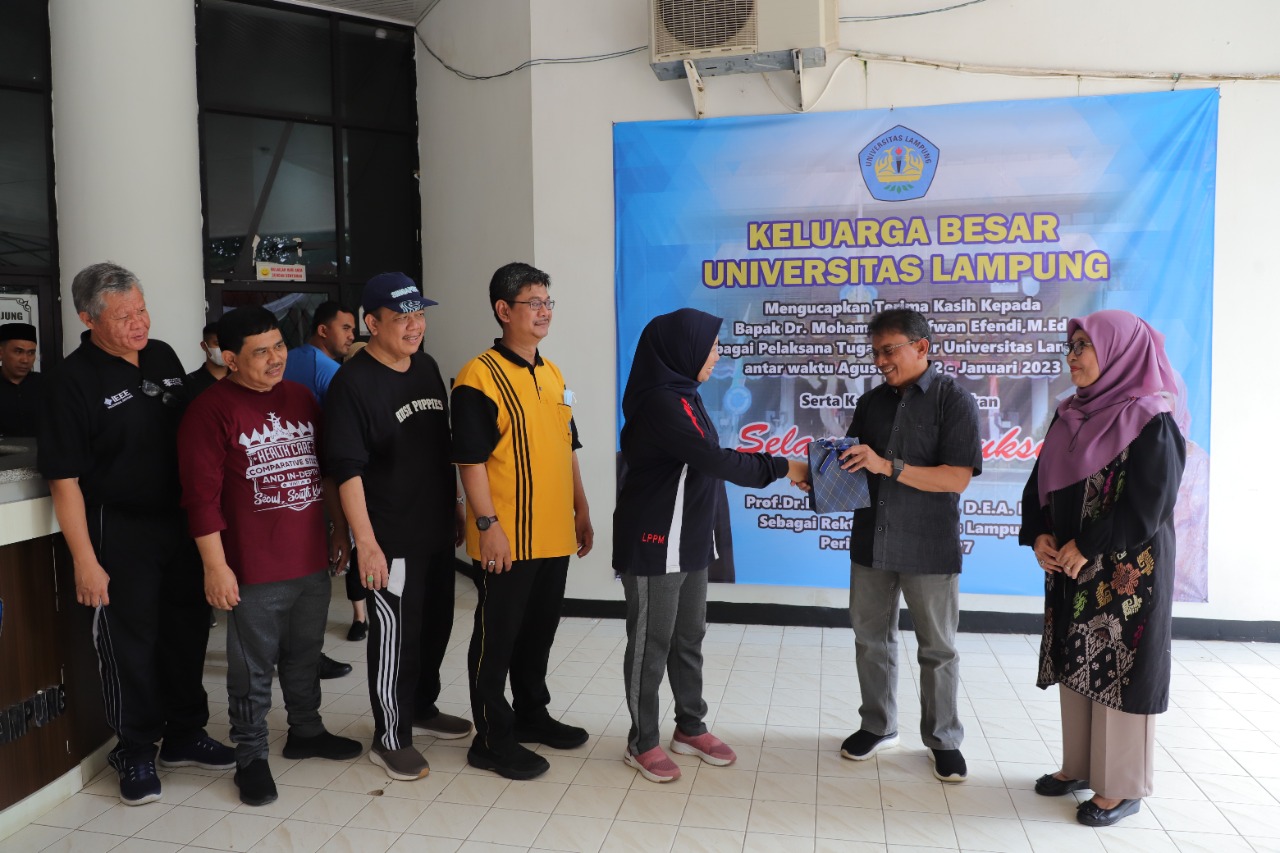 Acara Pisah Sambut Universitas Lampung Digelar, Lusmeilia Afriani : Terimakasih Pak Sofwan Effendi