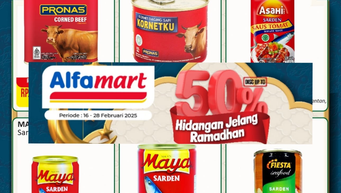 Katalog Promo Alfamart 50 Persen Khusus Produk Hidangan Jelang Ramadhan