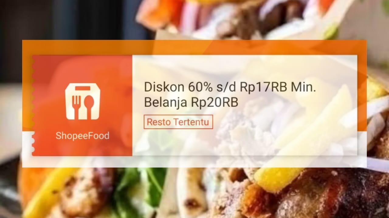 Promo ShopeeFood Spesial Tengah Malam, Klaim Voucher Diskon Makan Hemat Sampai Rp17 Ribu Sekarang!