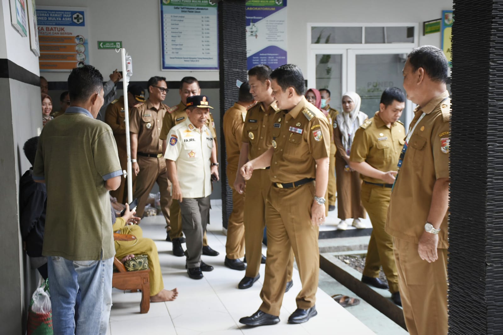 Pastikan Pelayanan Kesehatan, Pj. Bupati Tubaba Tinjau Puskesmas