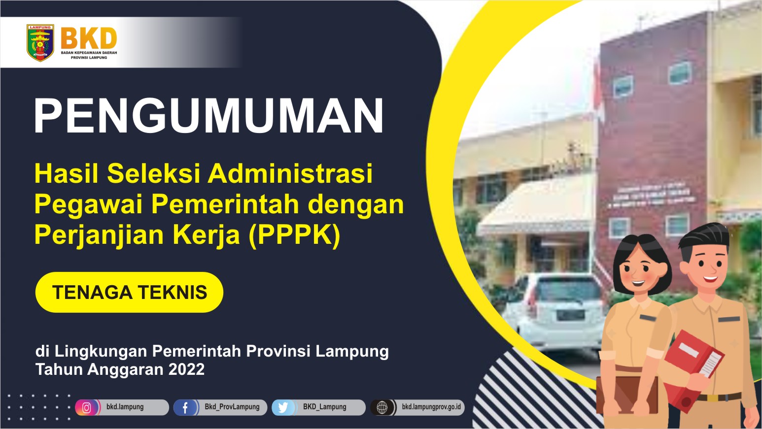 Seleksi Administrasi PPPK Tenaga Teknis Pemprov Lampung Diumumkan, Hanya 16 Peserta Lolos