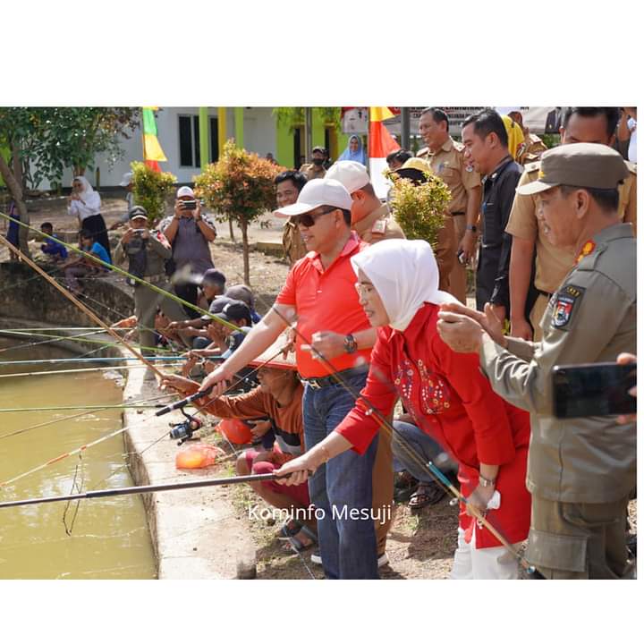 Budayakan Masyarakat untuk Gemar Mengkonsumsi Ikan, Pemkab Mesuji Gelar Lomba Memancing