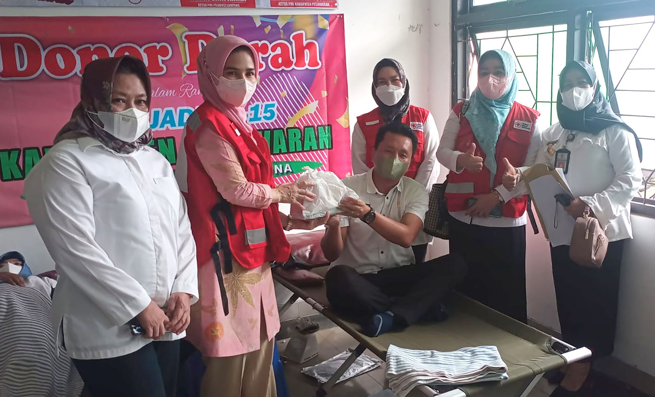 PMI Gelar Doroh Darah Dalam Rangkaian Semarak Pesawaran