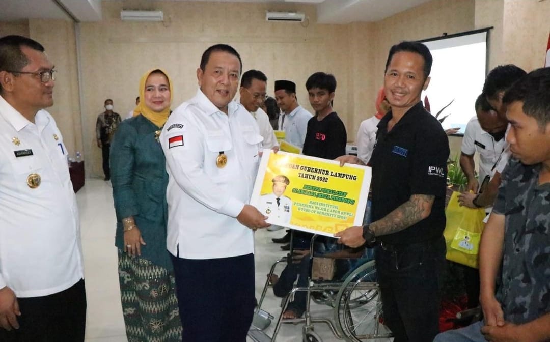 Alhamdulillah, Korban Banjir dan Longsor di Tiga Kabupaten Ini Dapar Bantuan dari Pemprov Lampung
