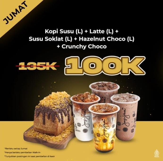 Promo Setiap Hari Janji Jiwa Bulan Januari, Beli 1 Toast Gratis Americano Atau Early Grey Tea