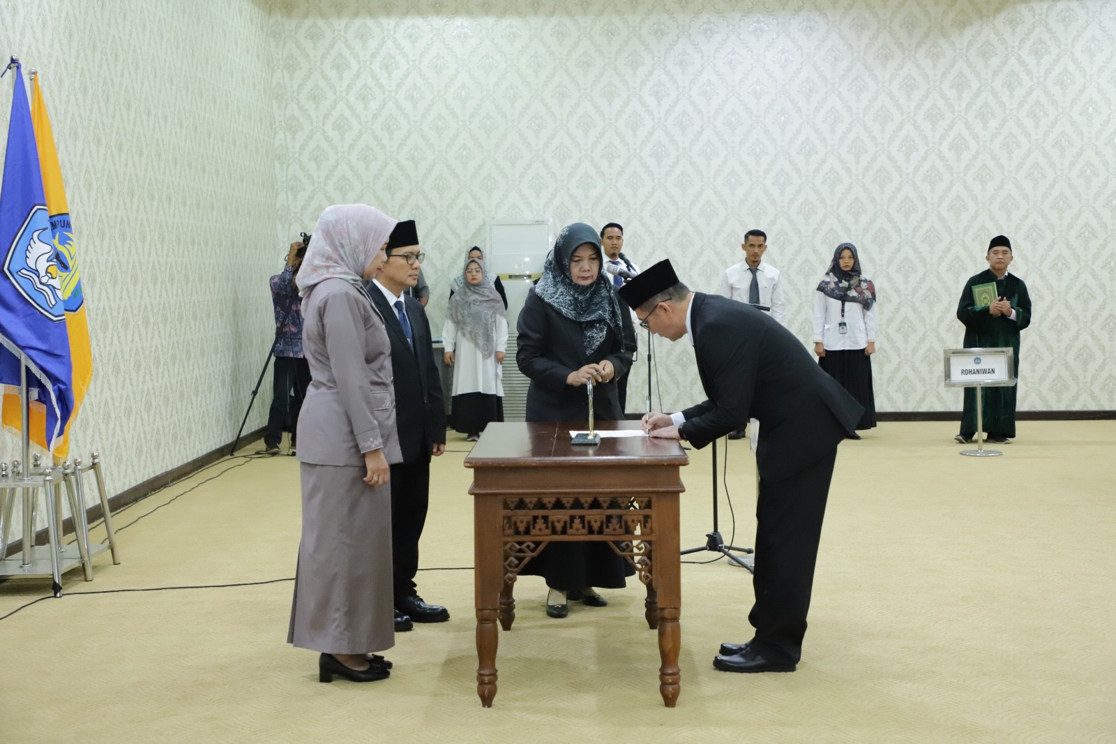 Lima Pejabat Baru Unila Dilantik, Ini Daftarnya