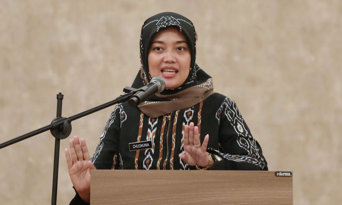 Wagub Chusnunia Buka Pekan Seni Rupa Aidia Lampung