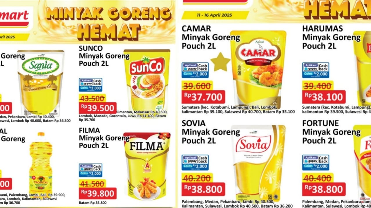 Promo Minyak Goreng Murah di Alfamart Sampai 16 April 2025, Borong Sebelum Kehabisan!