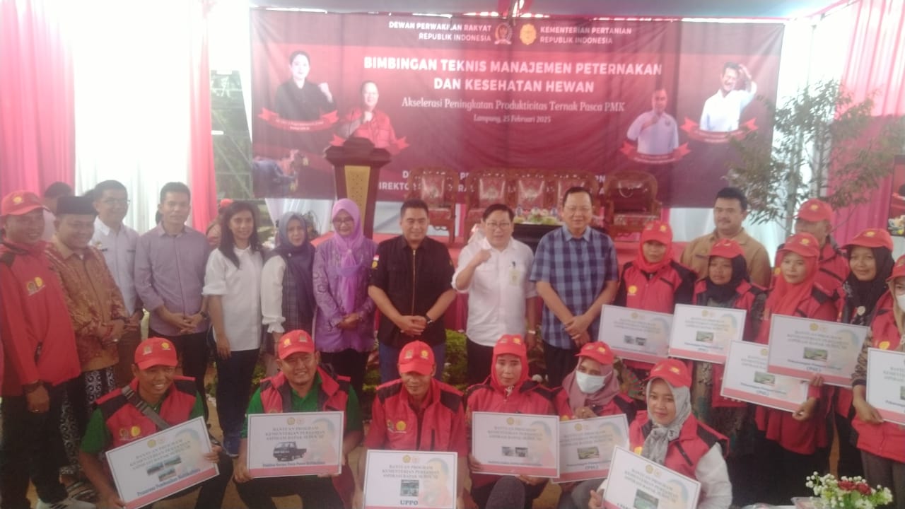Komisi 4 DPR RI dan Kementerian Pertanian Bimtek ke Pringsewu