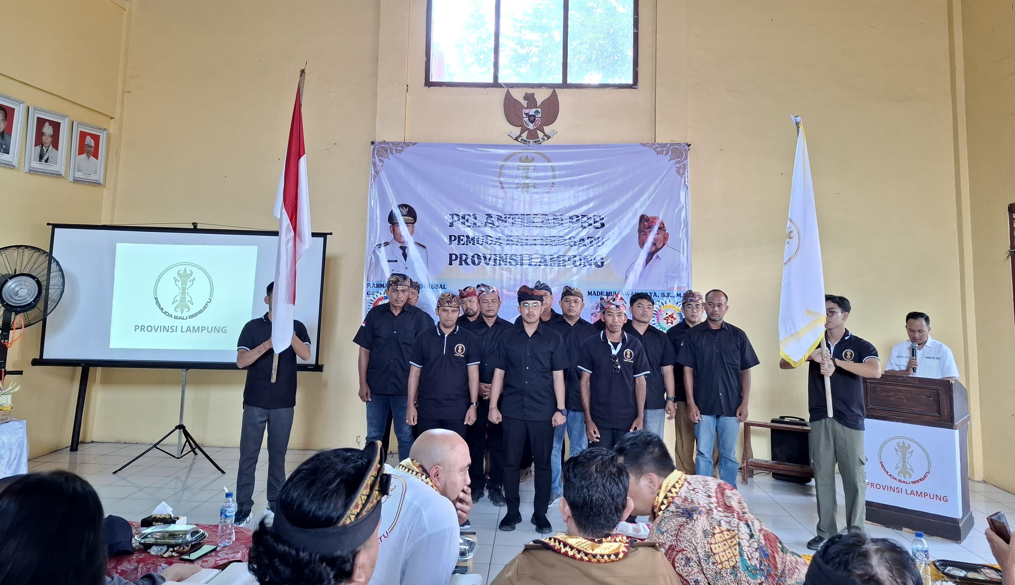 Resmi! Ormas Pemuda Bali Bersatu Lampung Punya Ketua Baru