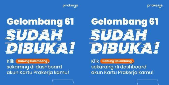Cek! Ini Jadwal Pelatihan Kartu Prakerja Terdekat Lengkap Tata Cara Pembelian