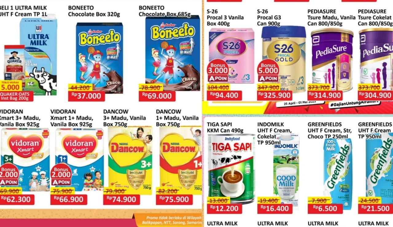 Hari Terakhir Promo Susu Murah dari Alfamart, Penuhi Kebutuhan Nutrisi Buah Hati Dengan Budget Tetap Irit
