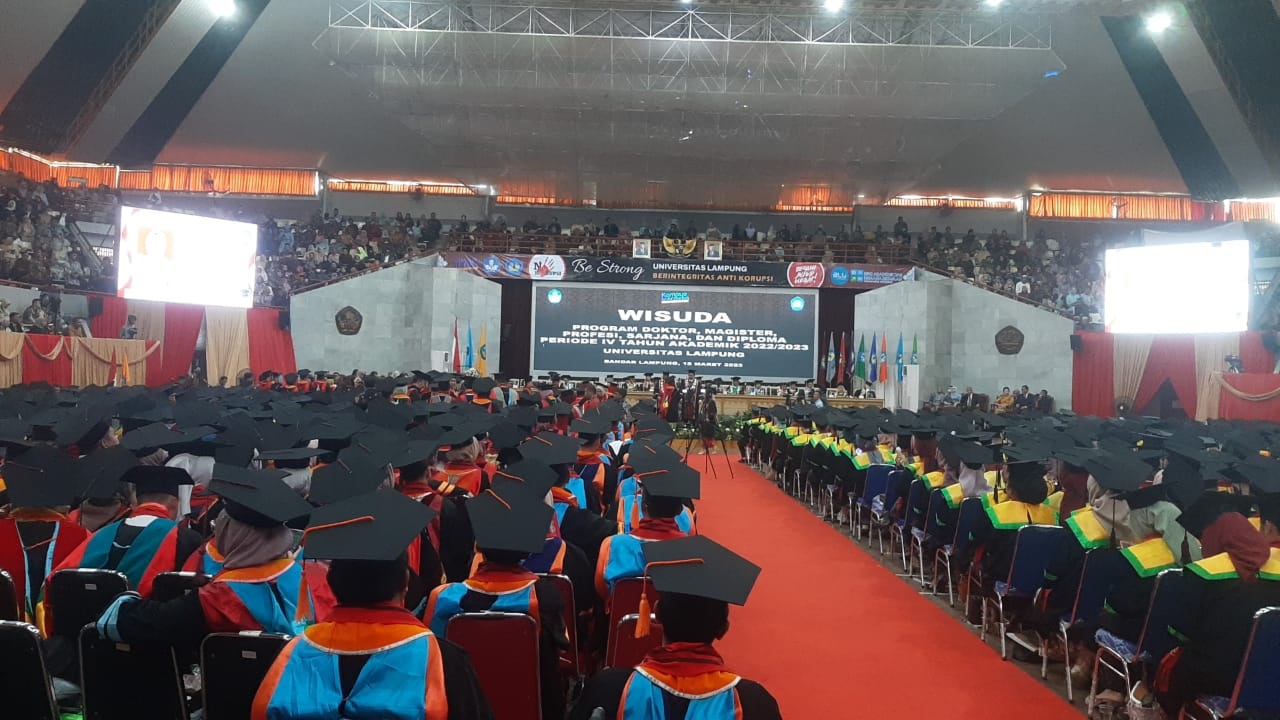 Unila Sumbangkan 126.172 Lulusan