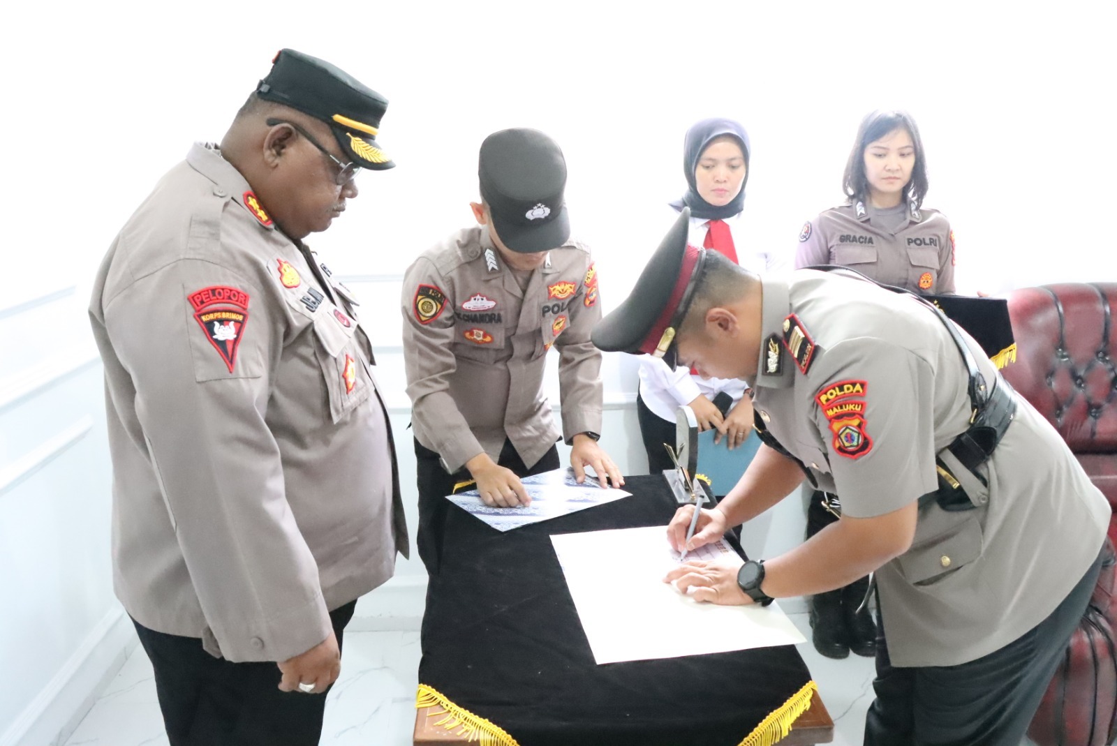 Dua Kasat di Polres Tulang Bawang Lampung Serahkan Jabatan dan Terbang ke Wilayah Timur