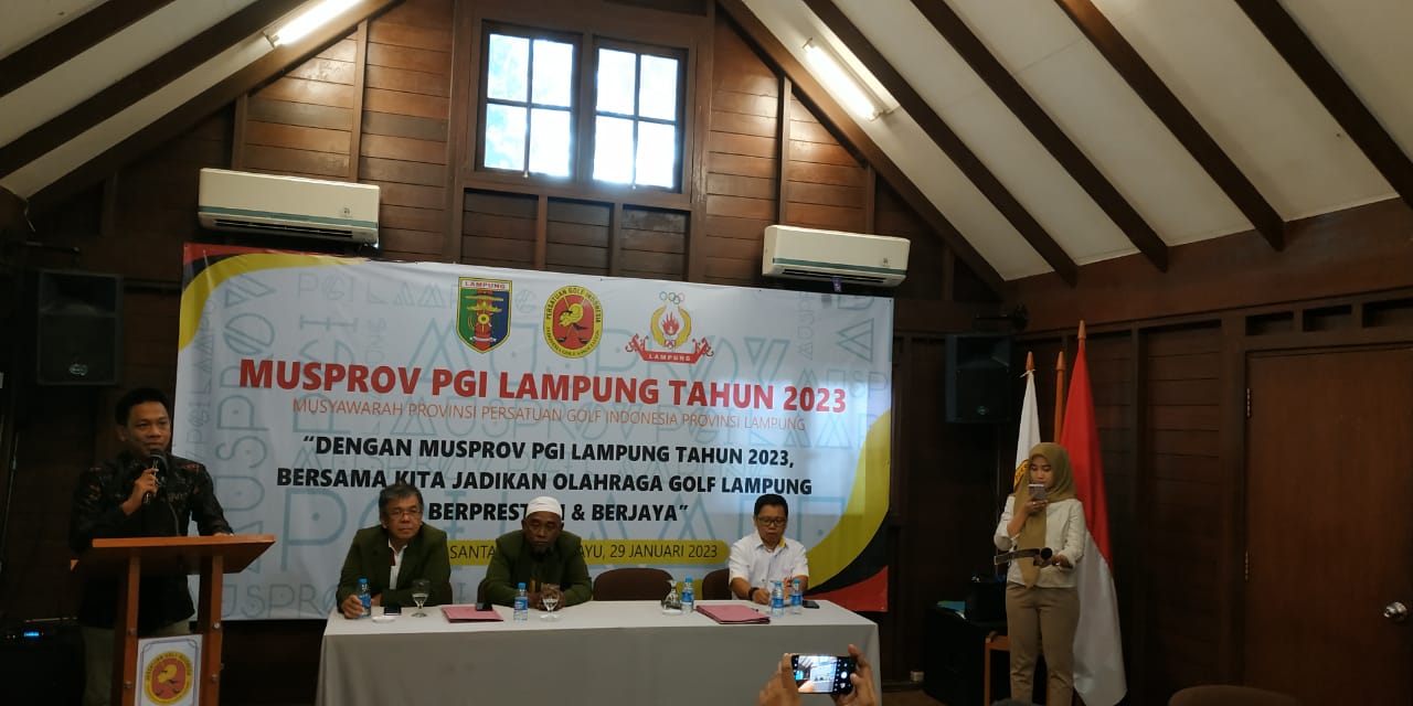 KONI Lampung Beri PR Pengurus Golf Lolos PON Aceh - Sumut