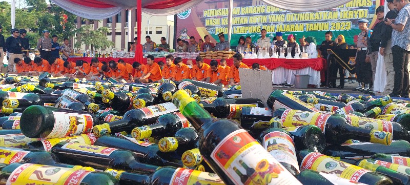 Ekspose Akhir Tahun, Polda Lampung Berhasil Selamatkan Uang Negara Rp 451 Miliaran