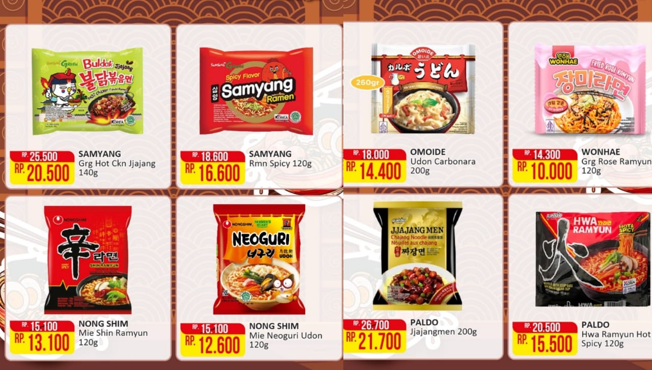 Borong Promo Mie Instant Viral dari Korea di Alfamart, Dijamin Anti Laper Tengah Malam! Cek Katalog Produknya