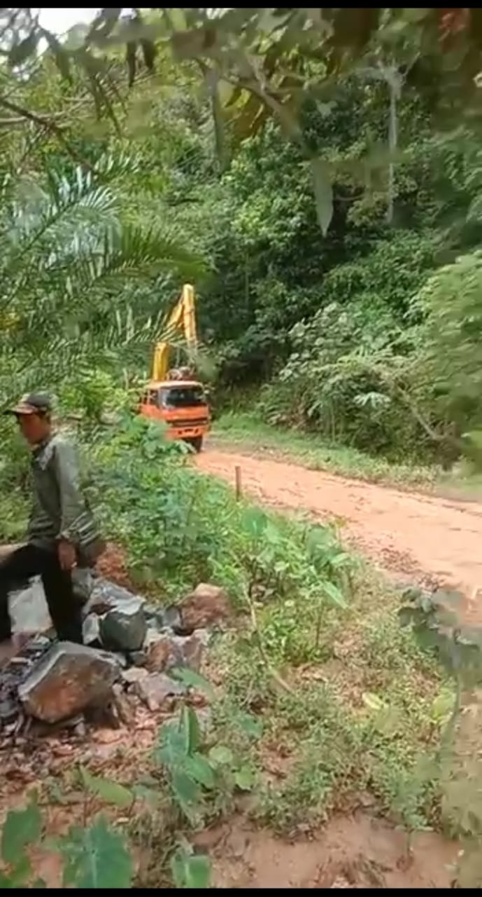Jalan di Kelumbayan Barat Kembali Terbuka Pasca Tertimbun Longsor Pekan Lalu