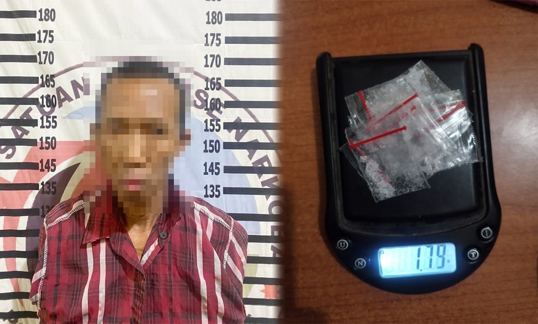 Kasus Narkoba, Polisi Tangkap Petani di Tulang Bawang, Sita 9 Paket Sabu Siap Edar