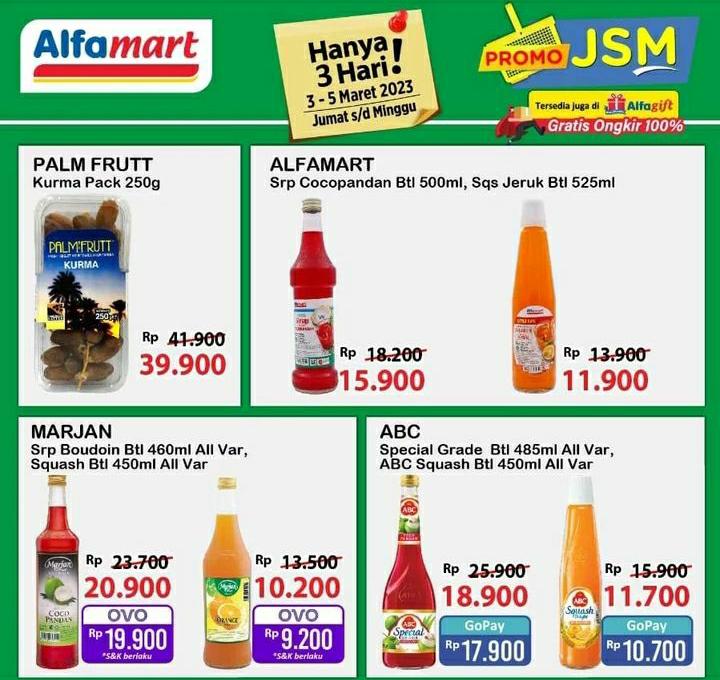 Cek Promo HTH di Alfamart Pembayaran ShopeePay, GoPay, OVO, Kartu Kredit Bank, Periode 3 Sampai 5 Maret 2023