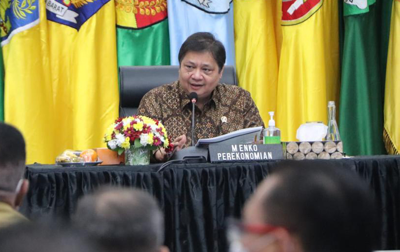 Rakor Dengan Pj. Kada, Menko Airlangga Ingatkan Penanganan Covid-19 hingga Pengentasan Kemiskinan Ekstrem