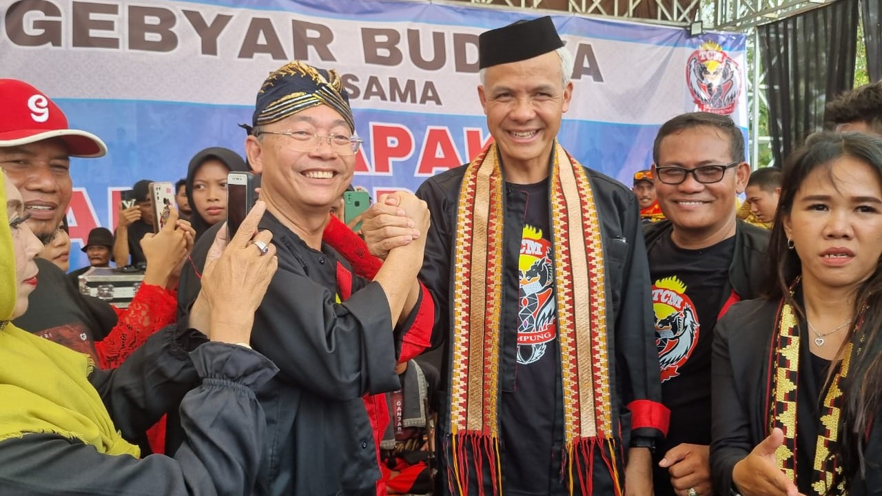 Ganjar Pranowo ke Lampung Hadiri Gebyar Budaya Lamteng, Petrus Tjandra: Beliau Concern