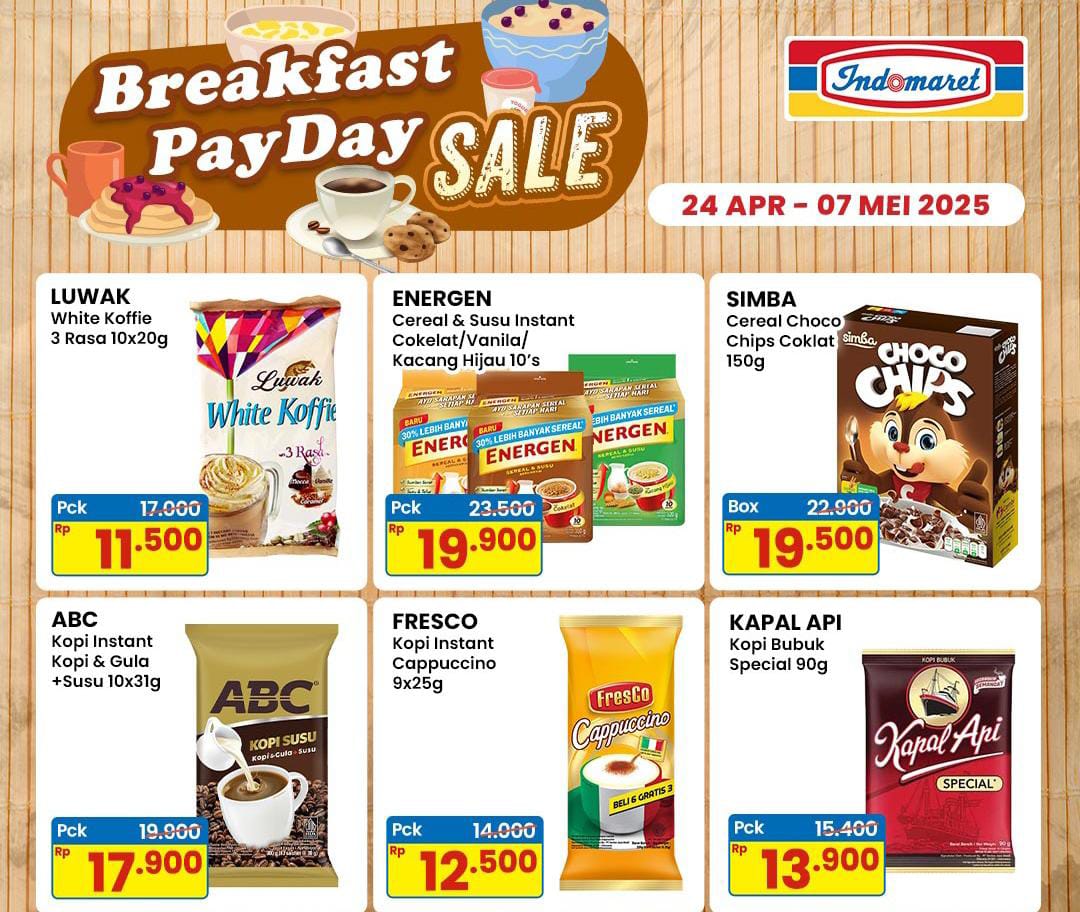 Serbu Promo Indomaret Breakfast Sale, Ada Diskon Sereal Rp 19 Ribu
