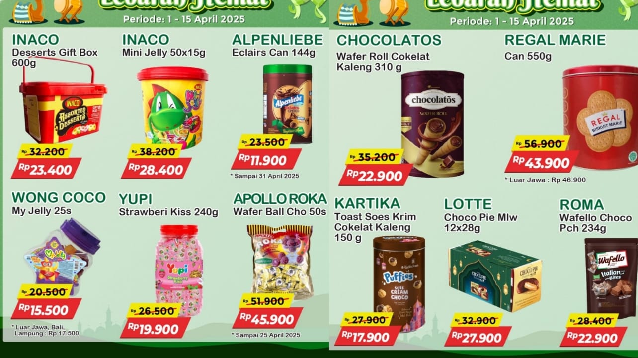 Hari Terakhir Penawaran Promo Camilan Murah di Alfamart, Ada Kue Kaleng Hingga Jelly, Cek Katalognya