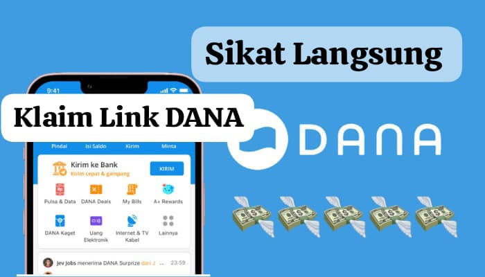 Sikat Langsung Saldo DANA Kaget Rp 150 Ribu Hanya 1 Menit, Cairkan Peluang Uang Gratis Hari Ini