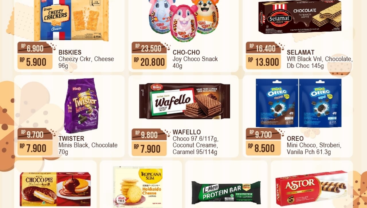 Borong Biskuit Murah di Alfamart, Awali Senin Pagi Dengan Camilan Favorit Sambil Minum Teh, Cek Katalognya