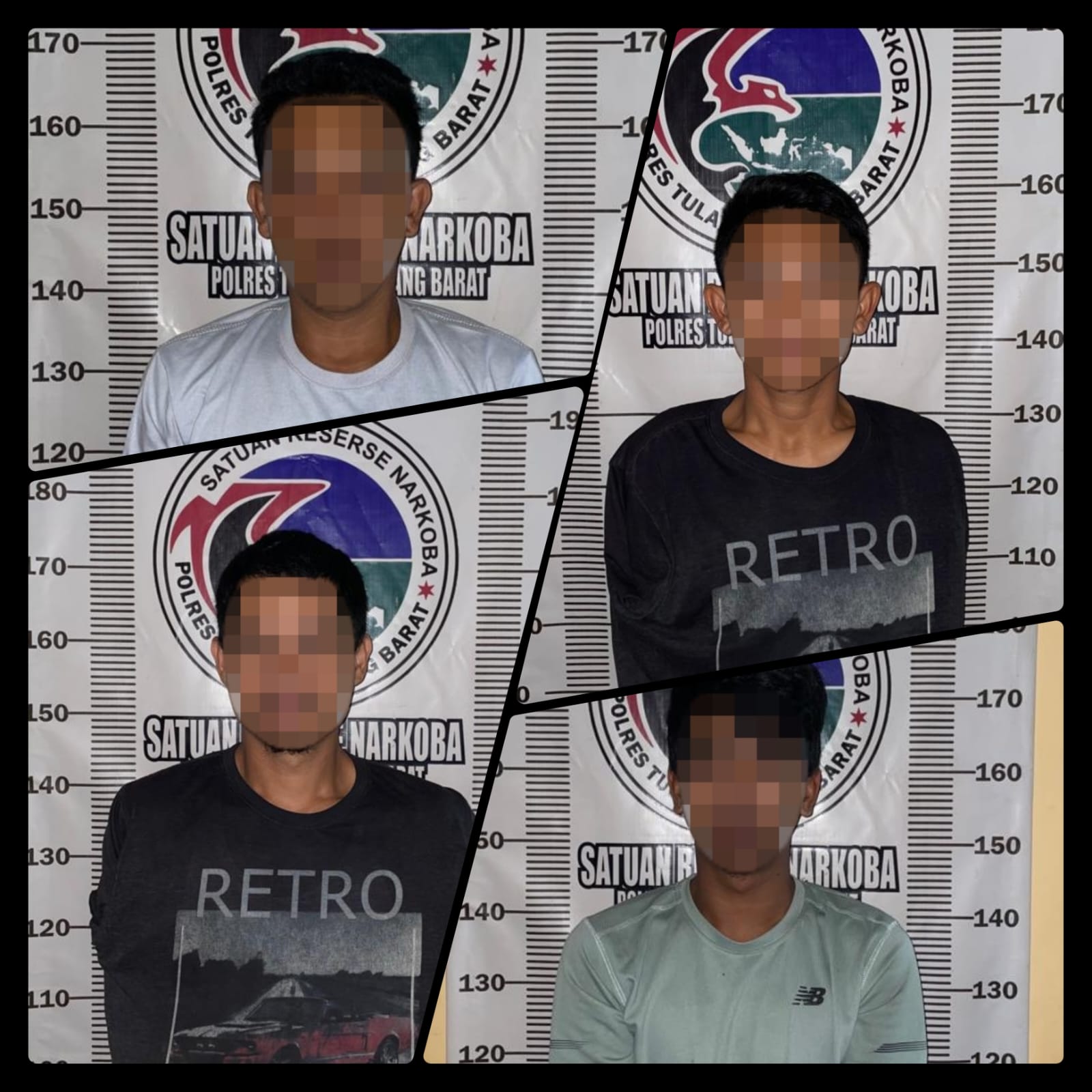 Pakai Sabu, Empat Orang Ini Akhirnya Berlebaran di Penjara