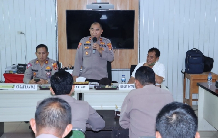 Operasi Lilin Krakatau 2022, Polres Pringsewu Turunkan 500 Personel Gabungan